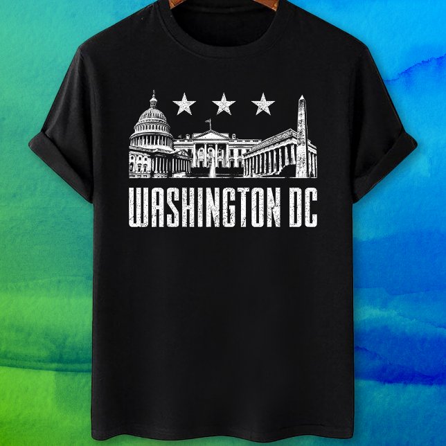 Camiseta Marcos e bandeira do Washington DC (Criador carregado)