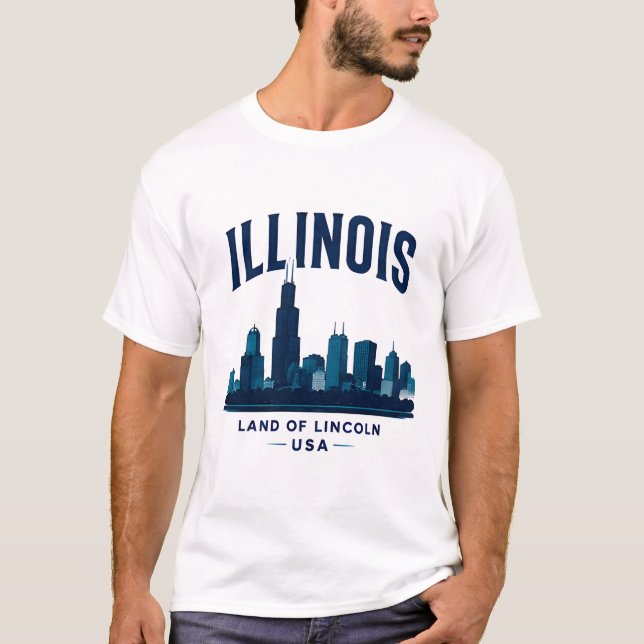 Camiseta Marcos Ilustres de Illinois (Frente)