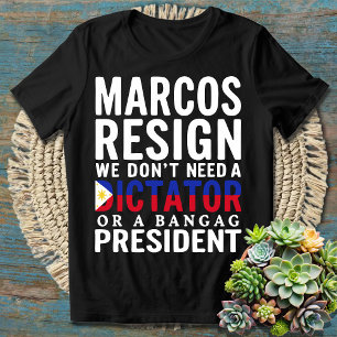Camiseta Marcos Ressalta Não à Ditadura Bangag Presidente