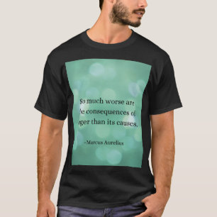 Camiseta Marcus Aurelius: Conquiste a raiva, encontre a paz