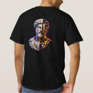 Camiseta Marcus Aurelius Cyberpunk