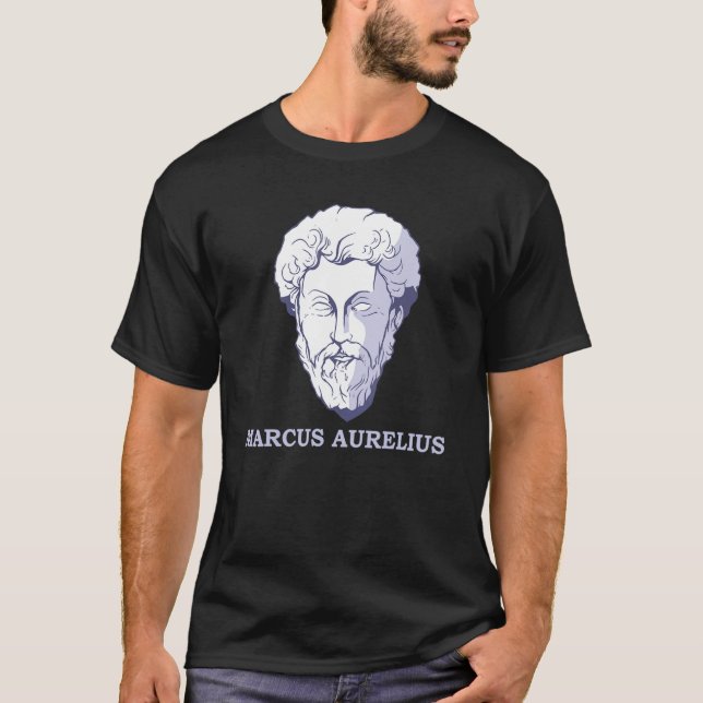 Camiseta Marcus Aurelius Marc Aurel Roman Imperador E Philo (Frente)