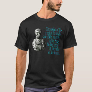 CAMISETA MARCUS AURELIUS OBJETO DE VIDA ESCAPA ENCONTRANDO