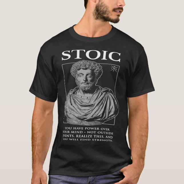 Camiseta Marcus Aurelius u201CFind Resistthu201D Stoicism Q (Frente)