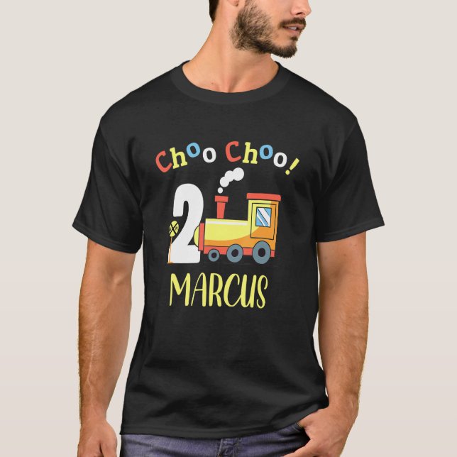Camiseta Marcus Choo Choo Dois segundos aniversários de tre (Frente)