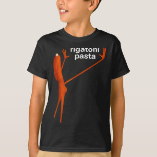 Camiseta Marcus Engraçado O Vermes Rigatoni Massa Meme Vira