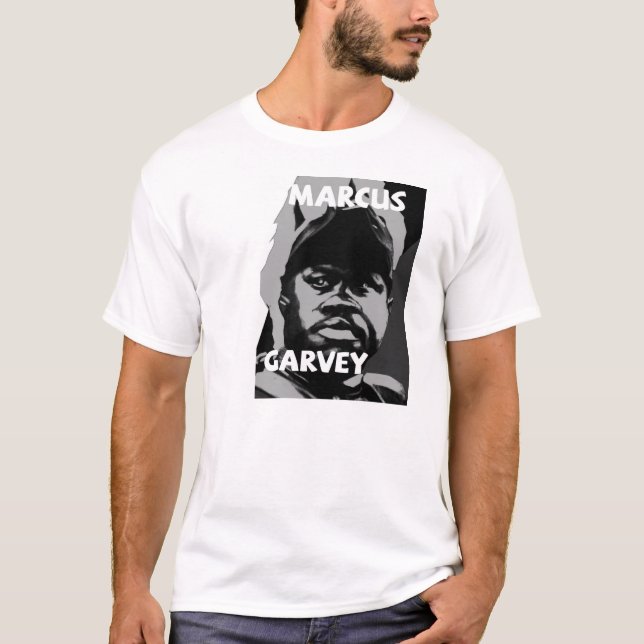 Camiseta Marcus Garvey (Black&White) (Frente)