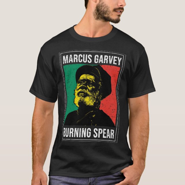Camiseta Marcus Garvey - Essencial para Lança de Queima  (Frente)