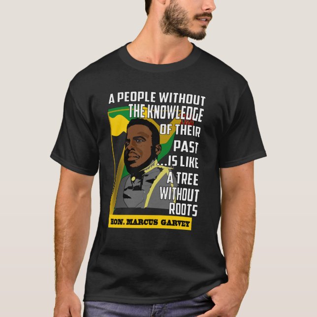 Camiseta Marcus Garvey Tree Without Roots (Frente)