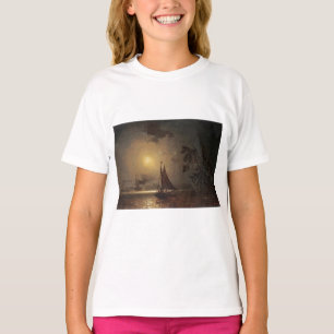Camiseta Marcus Larson, viagem noturna da noite da lua.