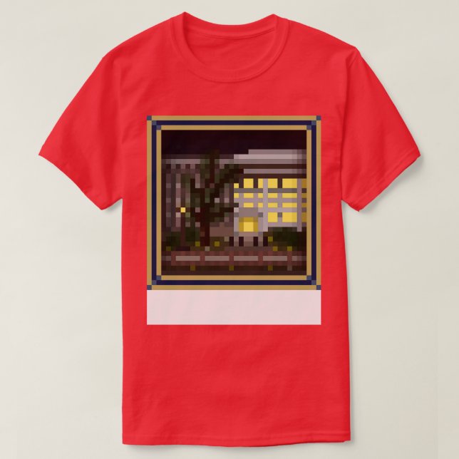 Camiseta Marcus Nanotechnology Building GEORGIA TECH BORDER (Frente do Design)