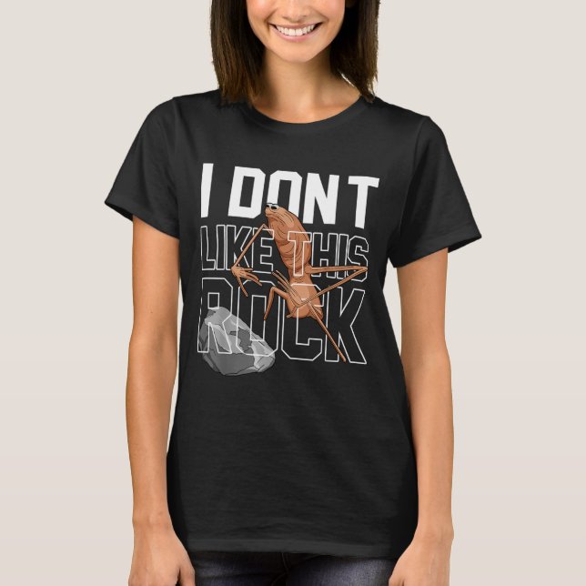 Camiseta Marcus The Worm I Don't Like This Rock Funny Meme  (Frente)