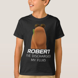 Camiseta Marcus The Worm Robert Eu Descarreguei Meu Fluido