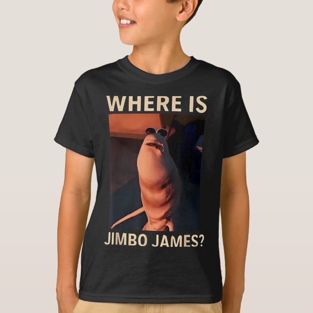 Camiseta Marcus The Worm Where Is Jimbo James Funny Meme  (Frente)