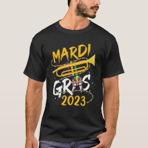 Camiseta Mardi Gras 2023 New Orleans Parade Party Carnaval