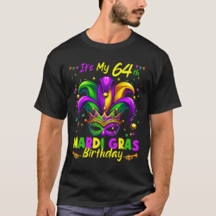 Camiseta Mardi Gras 64º Aniversário Gordura Terça-feira 64