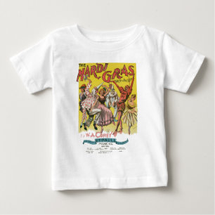 Camiseta Mardi Gras Antique Yellow Poster