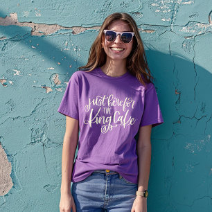 Camiseta Mardi Gras Aqui Para O Bolo Rei