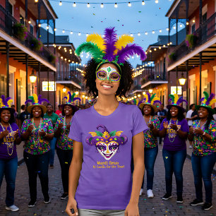 Camiseta Mardi Gras Bead Hustler