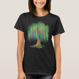 Camiseta Mardi Gras Carnaval do México - Urso de Árvore Grá