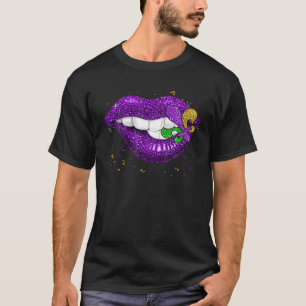 Camiseta Mardi Gras Carnival Costume Purple