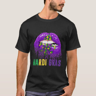 Camiseta Mardi Gras Carnival Costume Purple