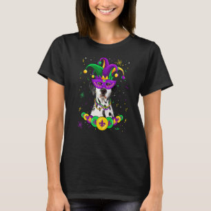 Camiseta Mardi Gras Carnival do Cachorro Dalmaciano