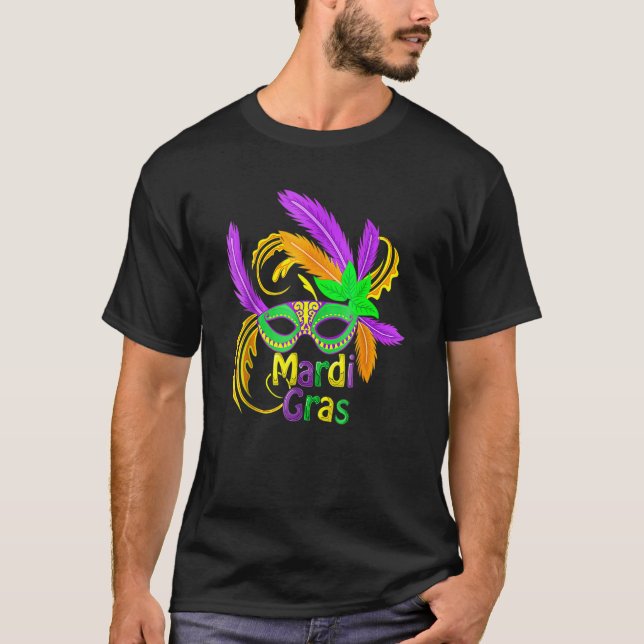 Camiseta Mardi Gras Cool Pancake Tuesday Holiday Funny Gift (Frente)