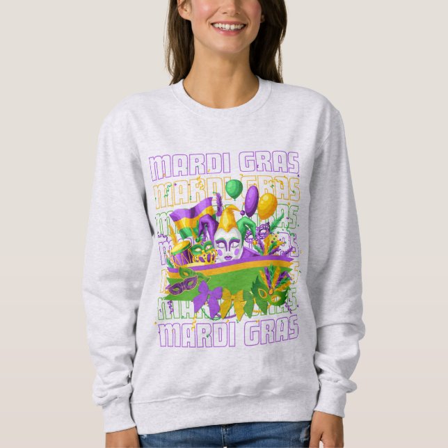 Camiseta MARDI GRAS Coquette Mascarada (Frente)