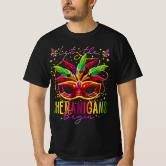 Camiseta Mardi Gras Costume Deixa Os Shenanigans Começarem 