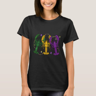 Camiseta Mardi Gras Crawfish Funny Retro Parade Costume Adu