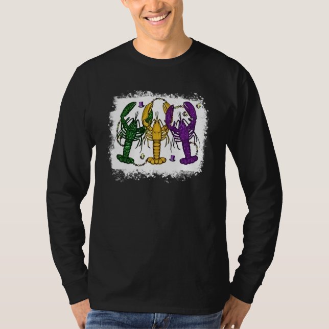 Camiseta Mardi Gras Crawfish Happy Mardi Gras Matching Carn (Frente)