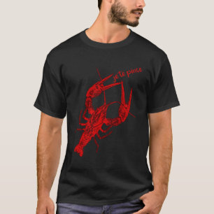 Camiseta Mardi Gras Crawfish I Pinch You Je the Pince Men L