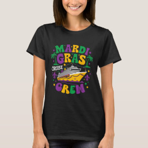Camiseta Mardi Gras Cruise Crew 2025 Trip Family Matching C