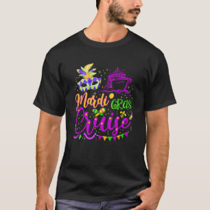 Camiseta Mardi Gras Cruise Mask Cruise Ship Party
