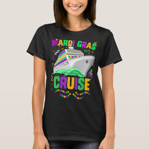 Camiseta Mardi Gras Cruise Mask Cruise Ship Party