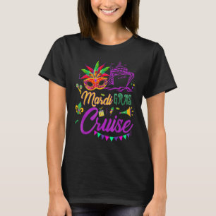 Camiseta Mardi Gras Cruise Mask Cruise Ship Party