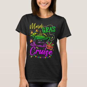 Camiseta Mardi Gras Cruise Mask Cruise Ship Party