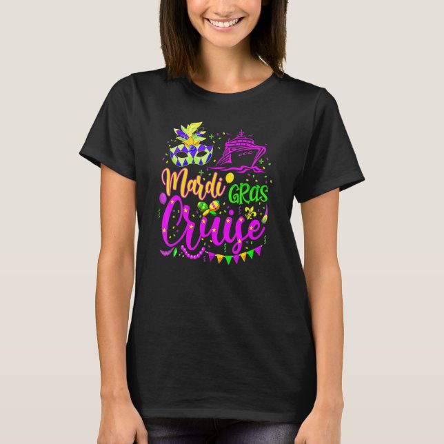 Camiseta Mardi Gras Cruise Ou Mardi Gras (Frente)