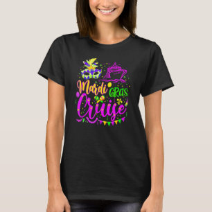 Camiseta Mardi Gras Cruise Party Mulheres