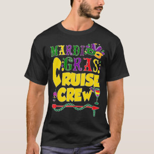 Camiseta Mardi Gras Cruise Squad Carnival Costume Celebrati