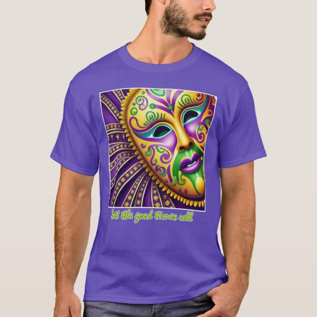 Camiseta MARDI GRAS Deixe o Bom Tempos rolar (Frente)