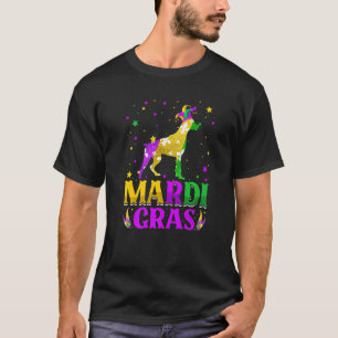 Camiseta Mardi Gras Doberman Dog Carnival Jester