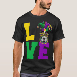 Camiseta Mardi Gras Dog Roupa Pit Bull Amor Mãe Pai