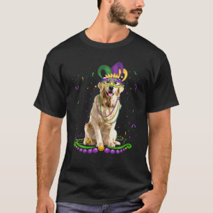 Camiseta Mardi Gras Dogs, Máscara de Carnaval de Visto de