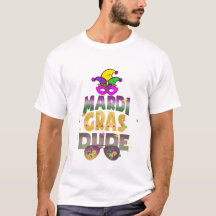 Camiseta Mardi Gras Dude