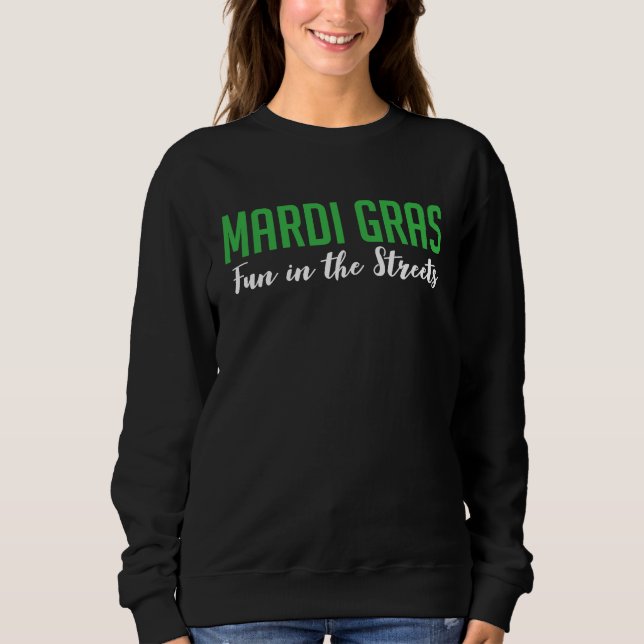Camiseta Mardi Gras Fun In The Streets (Frente)
