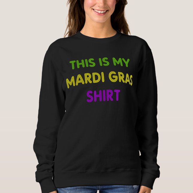 Camiseta Mardi Gras Funny Party Single New Orleans (Frente)