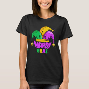 Camiseta Mardi Gras Hat Mardi Gras Carnaval Figurume Ideia
