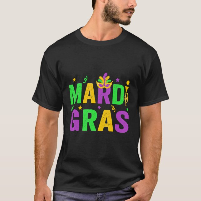 Camiseta Mardi Gras Homens Mardi Gras Crianças Mardi Gras B (Frente)